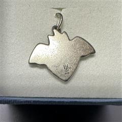 James Avery Retired Milagros Heart 925 Charm